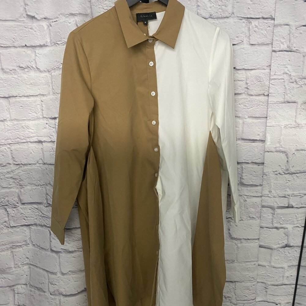 Gracia Two-Tone Dress